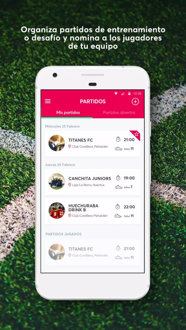 Canchapp equipos