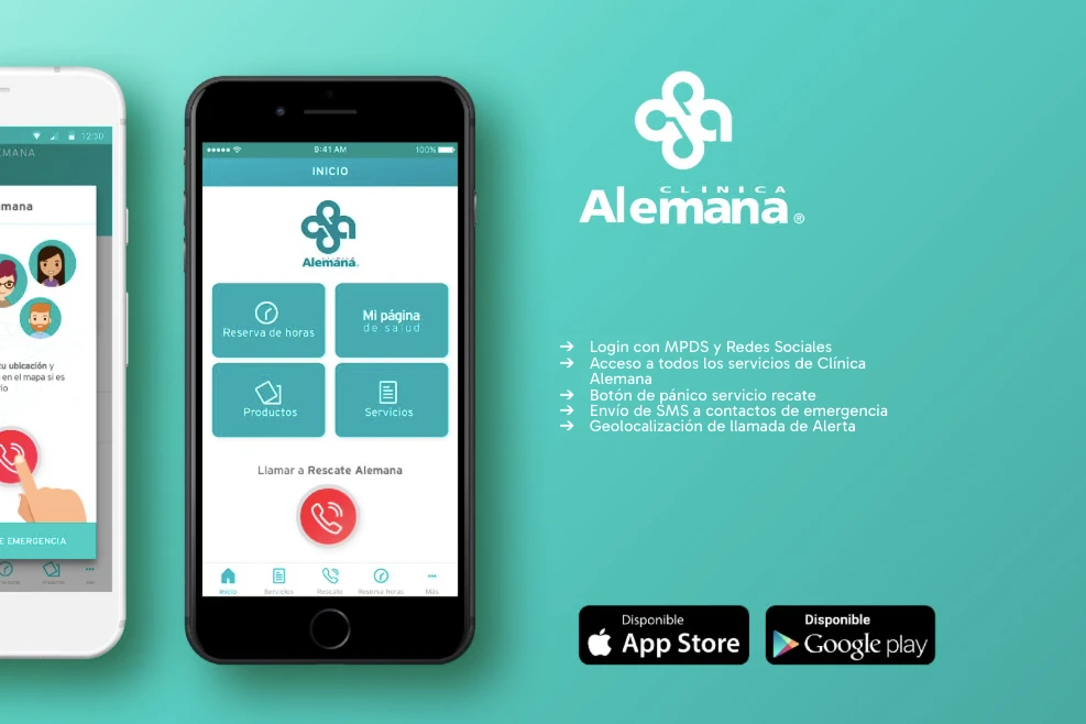 App Clínica Alemana