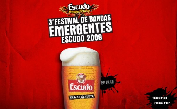 Diseño Web Escudo Power Party 3 - splash