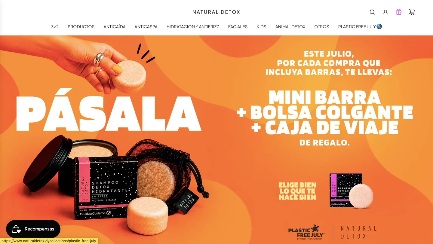 Banner campaña Plastic Free July - Esta podría ser tu cara